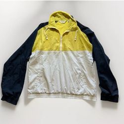 Vintage Christian Dior Monsieur Large Windbreaker Jacket Mens Multicolor 90s