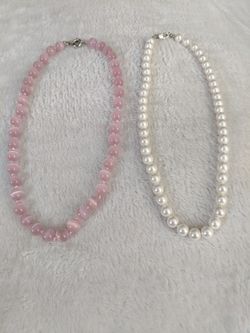 Pearl necklaces