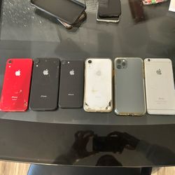 Lot of iPhones – Unlocked + Locked + Broken – Resale / Repair