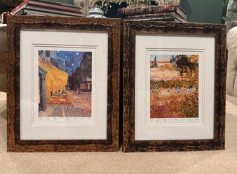 2 Framed Van Gogh Prints