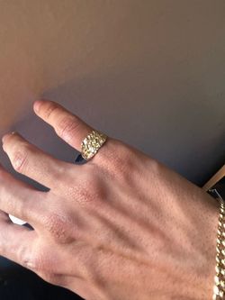 10k nugget ring