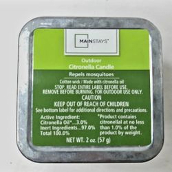 Citronella Candle in Metal Tin by Mainstays