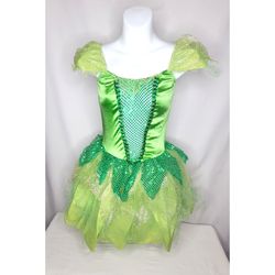 Disney Tinkerbell  Adult Costume Dress Sz 12-14