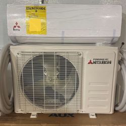 Ductless Air Conditioner Heat Pump Mini Split w/ Mitsubishi Compressor For A/C
