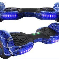 Hoverboard Self Balancing Scooter 6.5" Two-Wheel Hoverboards with Bluetooth Speaker and LED Lights...