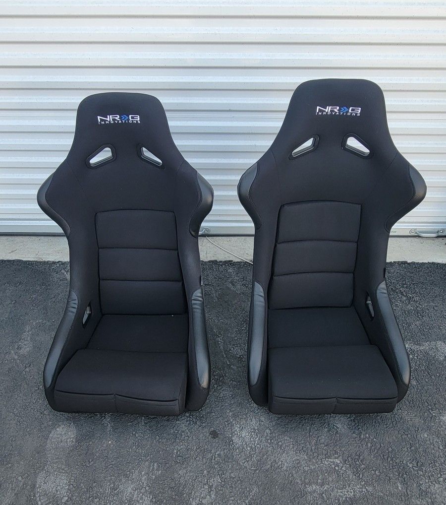 Nrg Innovations Bucket Racing Seats Asientos Deportivos Universales