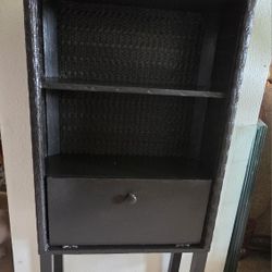 Tall Narrow Standing Shelf Unit  