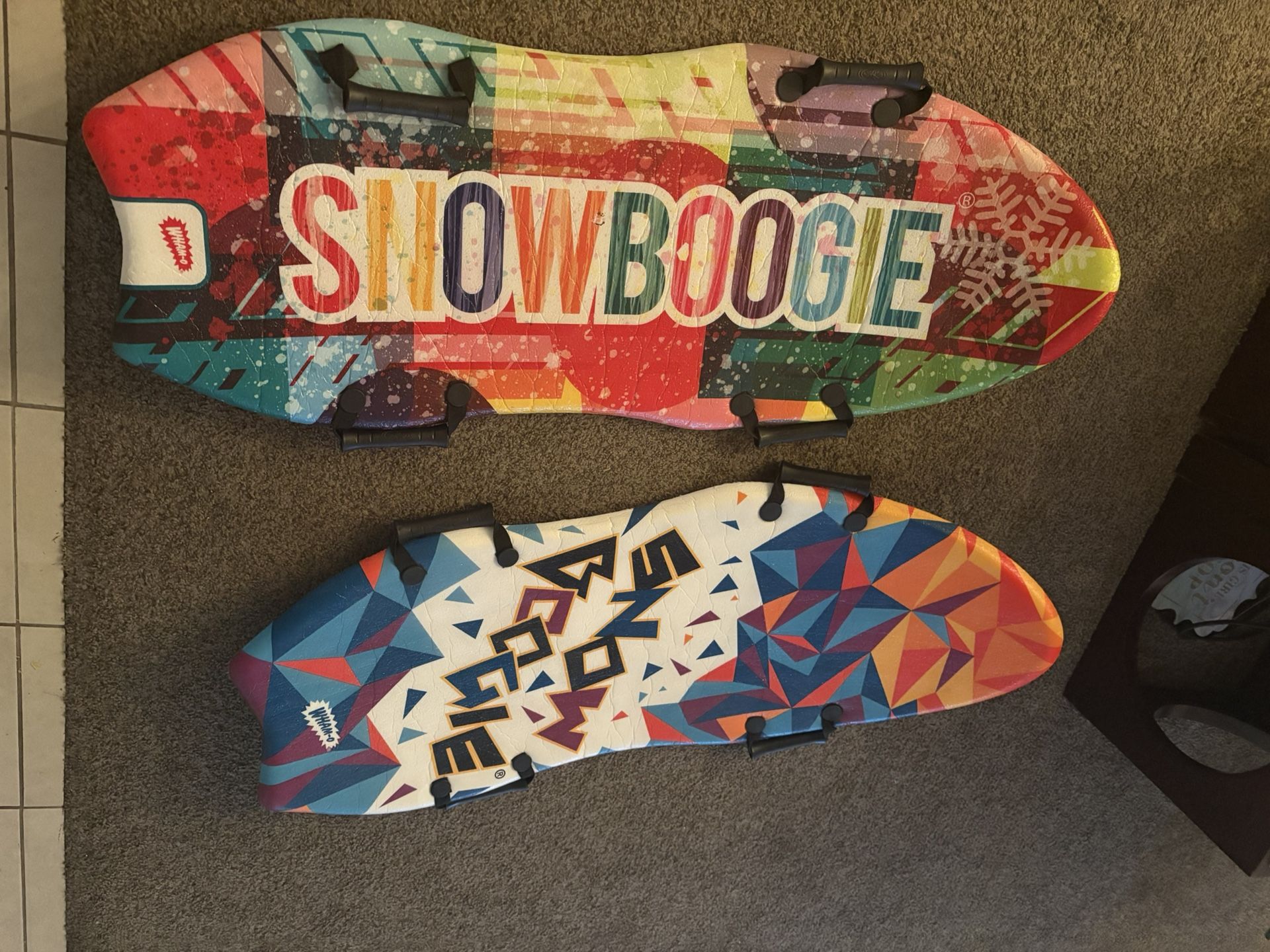 Snow Boogie Boards Both For $40