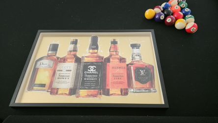 Game Or Bar Room Bottle Art