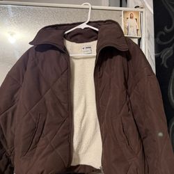 Brown Jacket Size:S