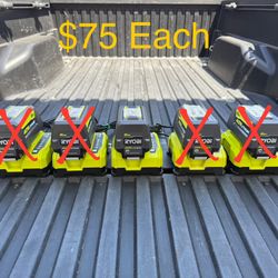RYOBI 40V Lithium-Ion 6.0 Ah Battery & Rapid Charger Starter Kit **$75, 1 Available**
