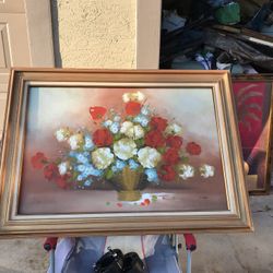 Handpainted oil portrait