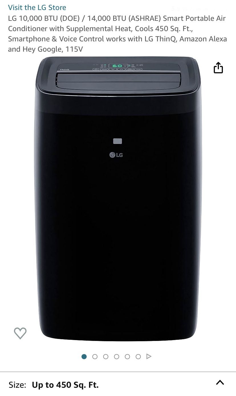LG 10,000 BTU Portable AC Unit