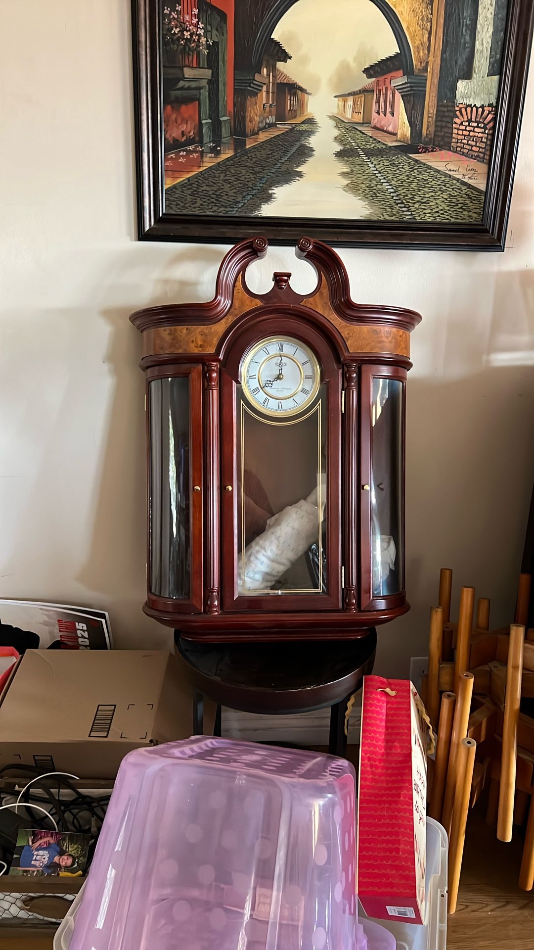 Mini Grandfather Clock Wall Mount