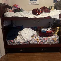 Twin Over Twin Bunk Beds 