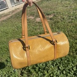 Vintage Louis Vuitton Yellow Monogram Vernis Bedford