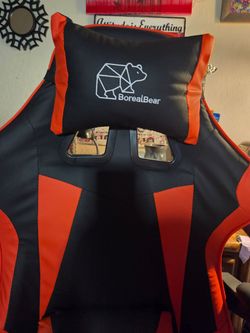 BorealBear Gaming Chair Black and Red