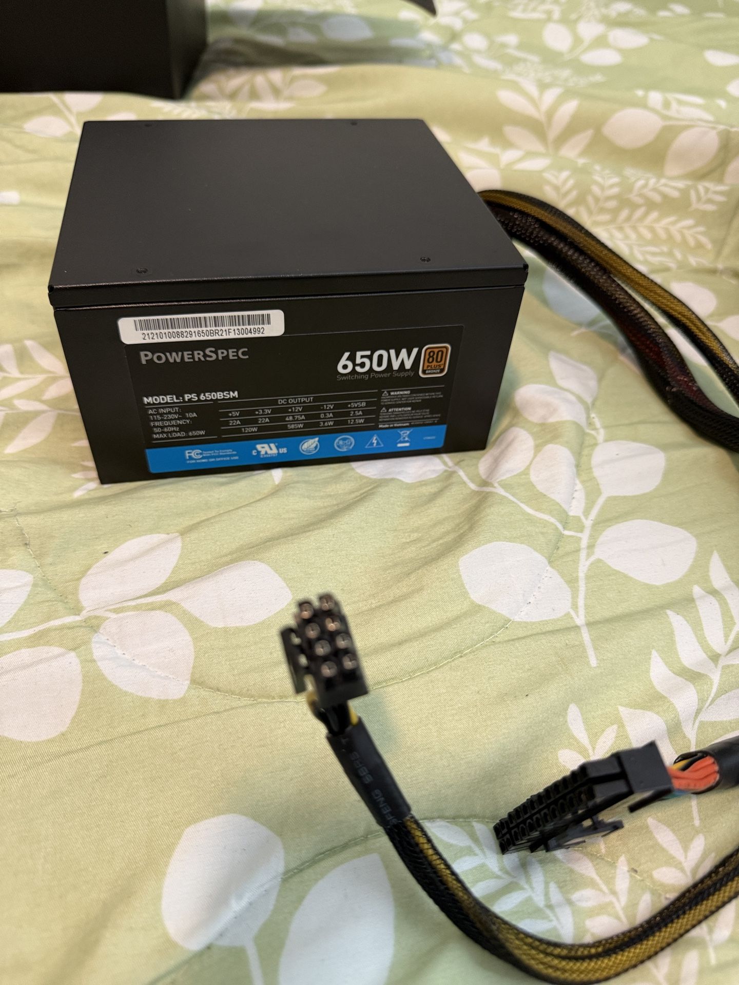 650W 80 Plus bronze