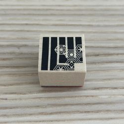 Ink Stamp Japanese Traditional Pattern