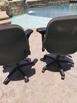Good condition back side chairs