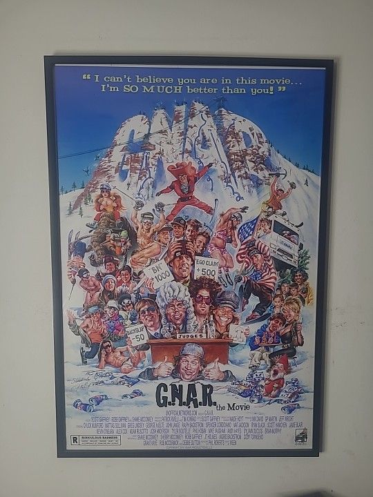 G.N.A.R movie poster - SIGNED