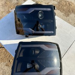 New Custom LED Headlights Chevy Silverado 07-13