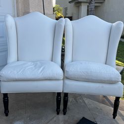Drexel Heritage Upholstered Wingback Chair Set Of 2 $500