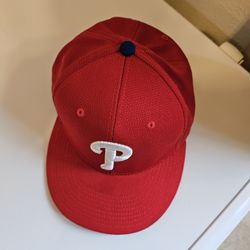 Red Phillies P Lago Baseball Cap-Genuine Merchandise