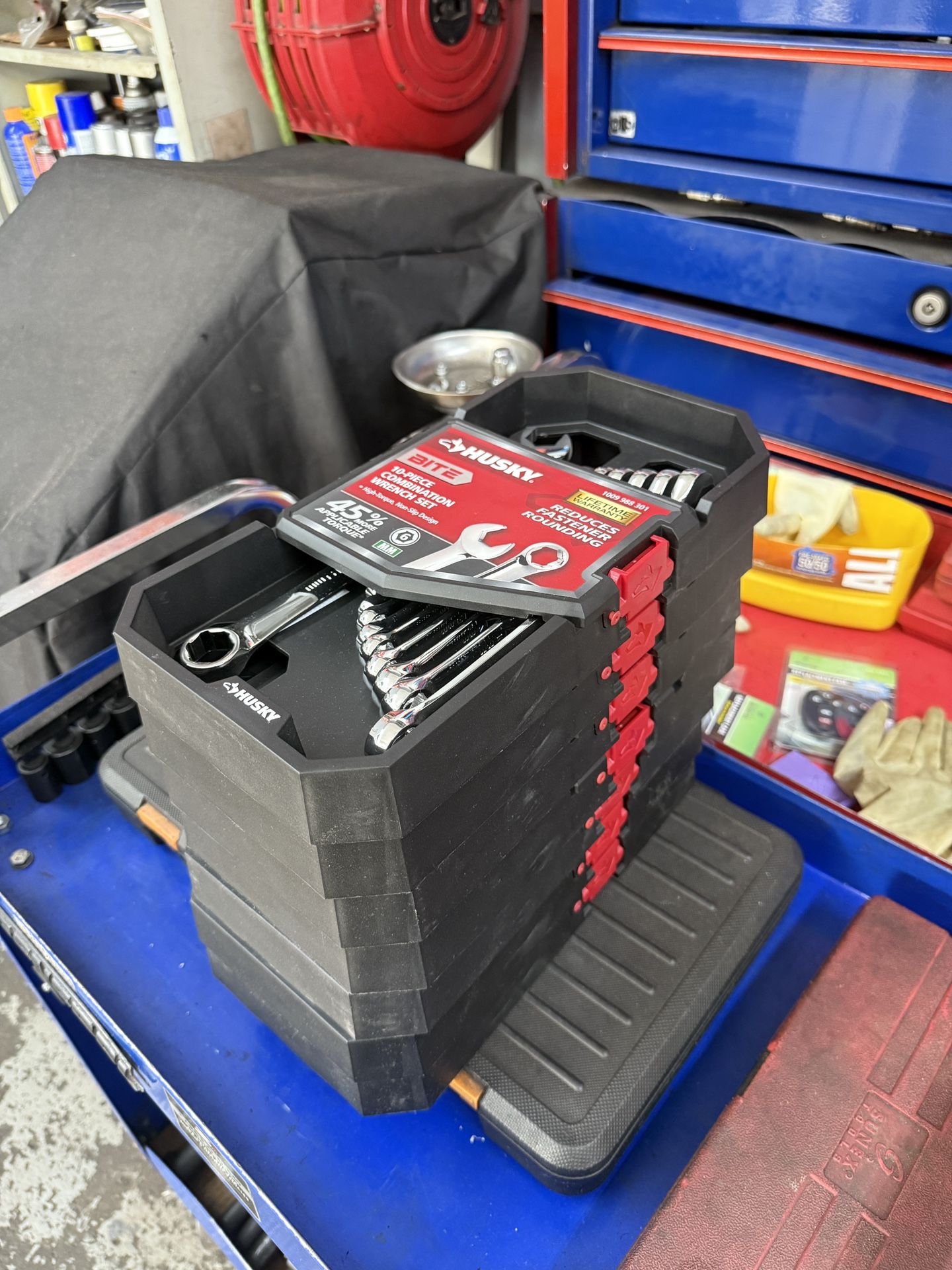 Husky Bite METRIC Combination Wrench Set (10-Piece)