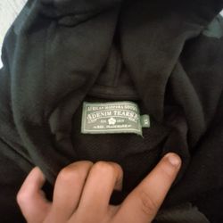 Black Denim Tear Hoodie