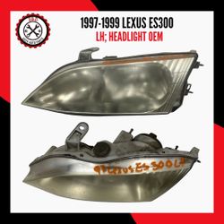 1997 To 1999 LEXUS ES300  LH HEADLIGHT 