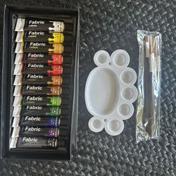 Colorful Fabric Paint Set