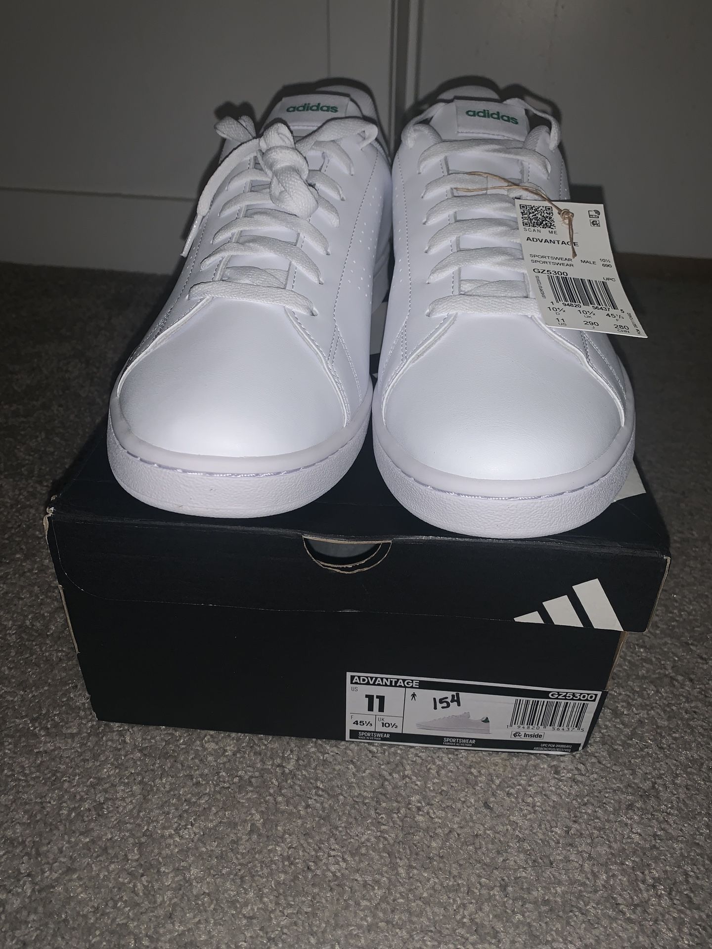Adidas Advantage Size 11 Mens New In Box With Tags