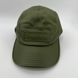 Supreme Gore Tex Leather Olive Hat 