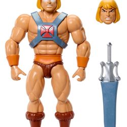 Masters Of The Universe Origins Cartoon Collection Action Figure Faker, 5.5-Inch 1980s TV He-Man Dupe, Detailed Design & 16 Joints, Power Sword