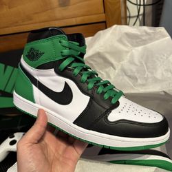 DS Nike Air Jordan 1 Retro High OG Lucky Green Sz 10