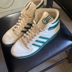 Adidas Top 10 Green And White Size 13