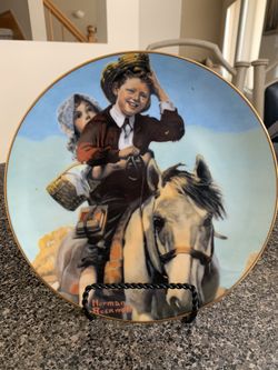 School’s Out by Norman Rockwell, Collector’s Plate
