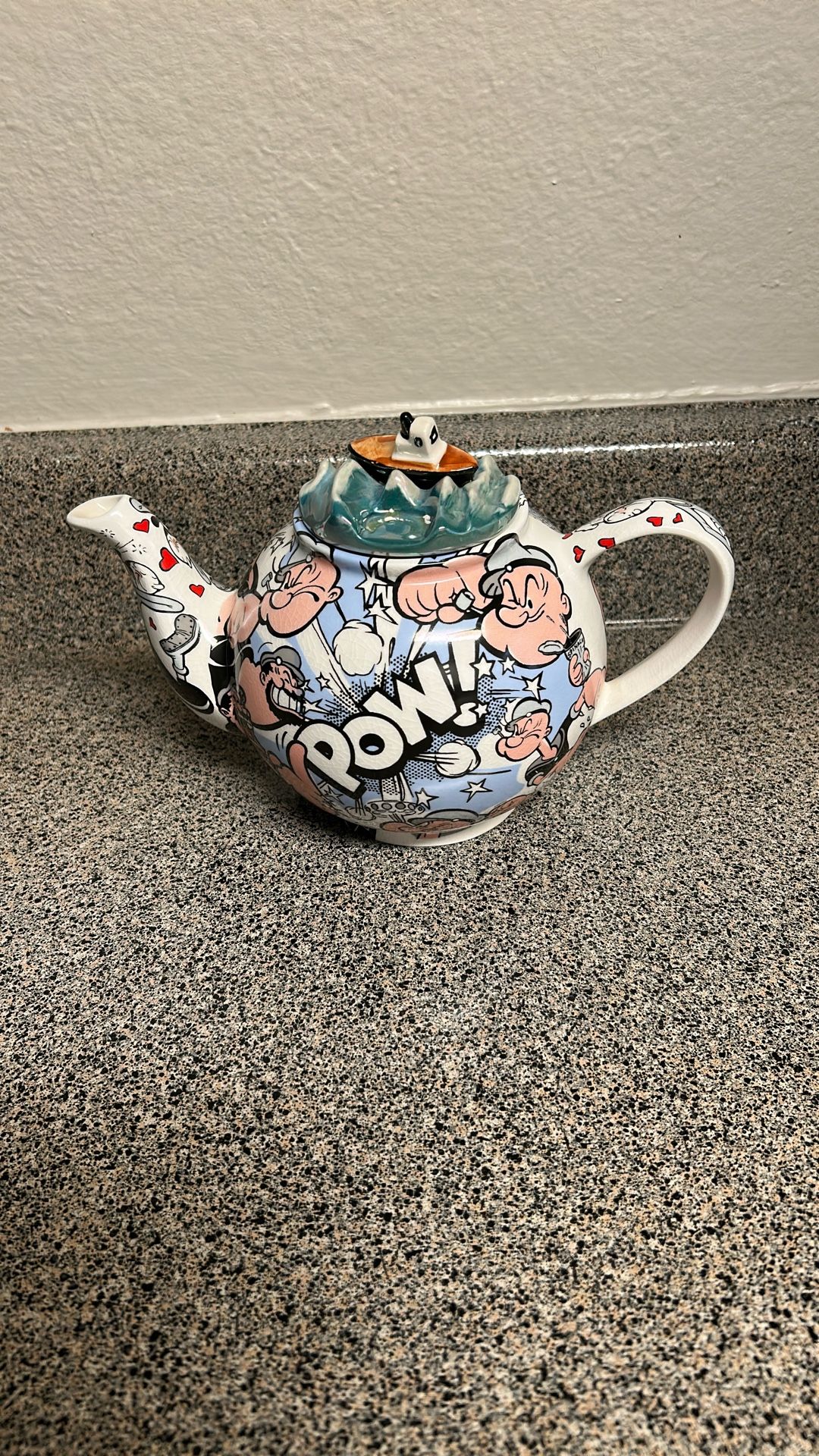 Popeye The Sailer Man Collectible Teapot