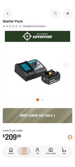Makita battery and charger