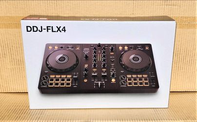 Pioneer DJ Controller Labtop Smartphone Tablet Rekordbox Serato DDJ-FLX4 2 Channel Mixer REV4 🚨 Payment Options Available 🚨 No Credit Needed 🚨