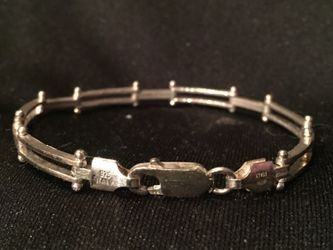 925 Italy Sterling silver fancy style bracelet