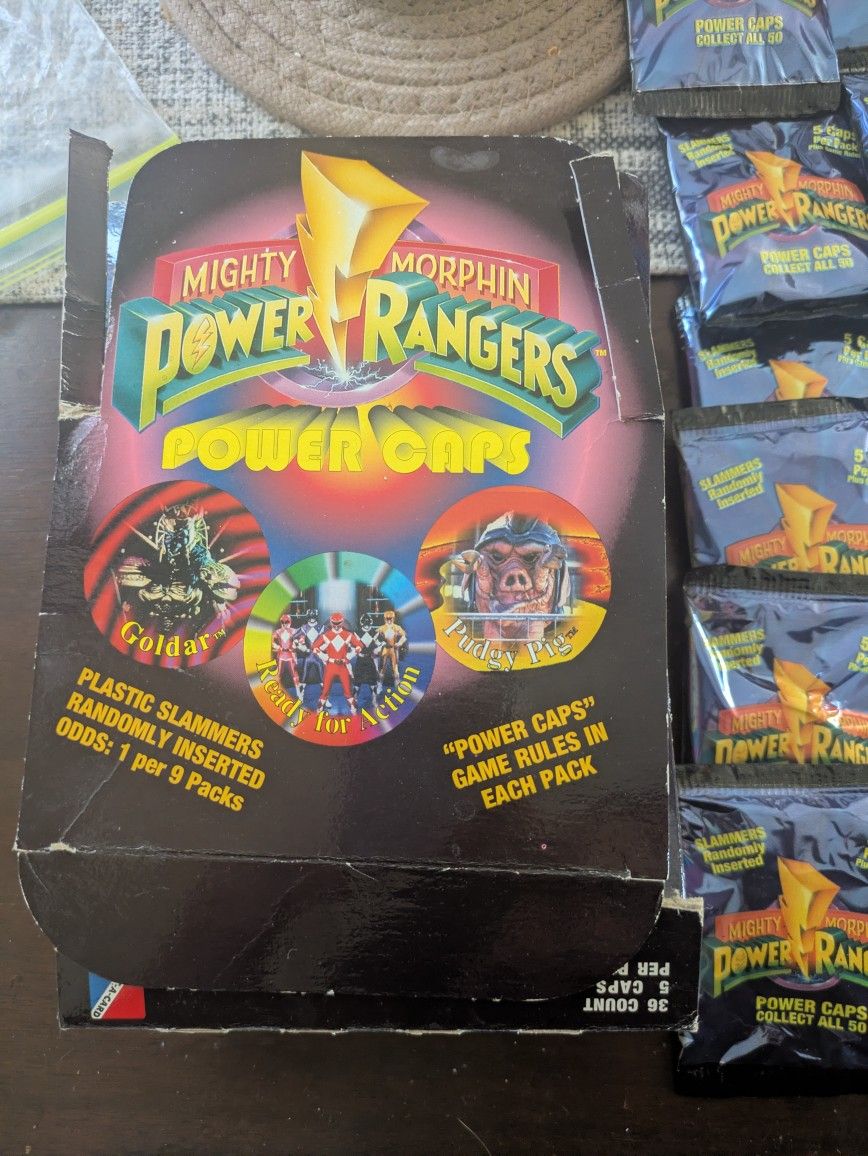 Power Ranger Power Caps