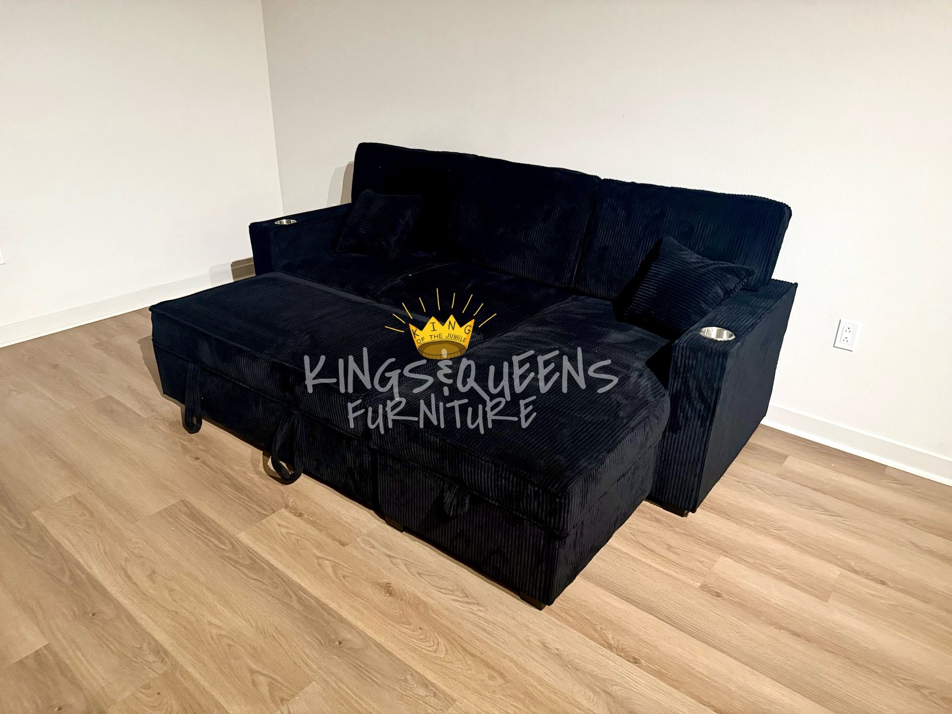 New Black Sofa Bed