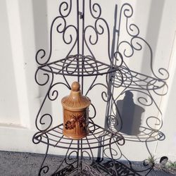 Metal Foldable Corner Shelf