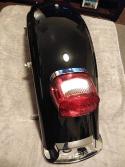 2017 Harley Davidson rear fender black