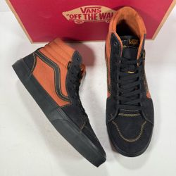 Vans Filmore Hi Outcore Phantom Black Suede Canvas Sneakers Men 11.5