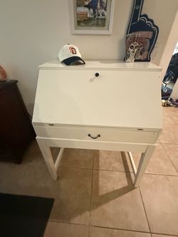 White desk