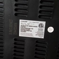 COSORI Pro Gen 2 Air Fryer 5.8QT Model CP168-AF Black 13 Functions for Sale  in San Diego, CA - OfferUp