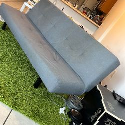 BALKARP Sleeper sofa, Vissle gray